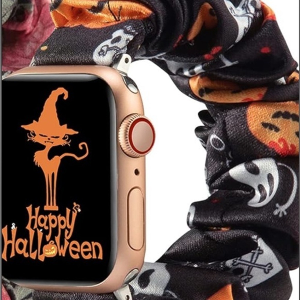 Halloween Themed Smartwatch with Scrunchie Band